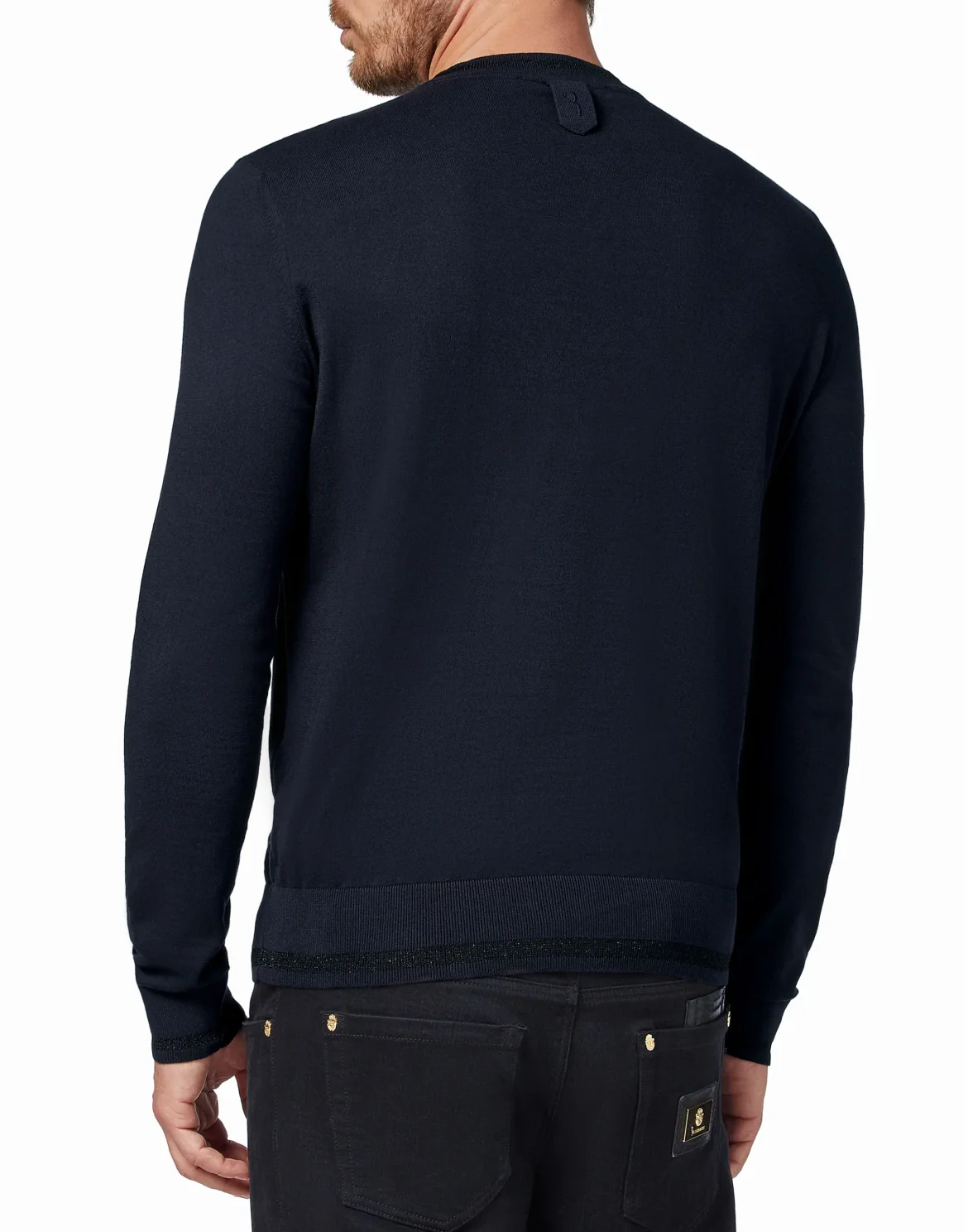 Pullover Round Neck LS Lion, цвет: Синий