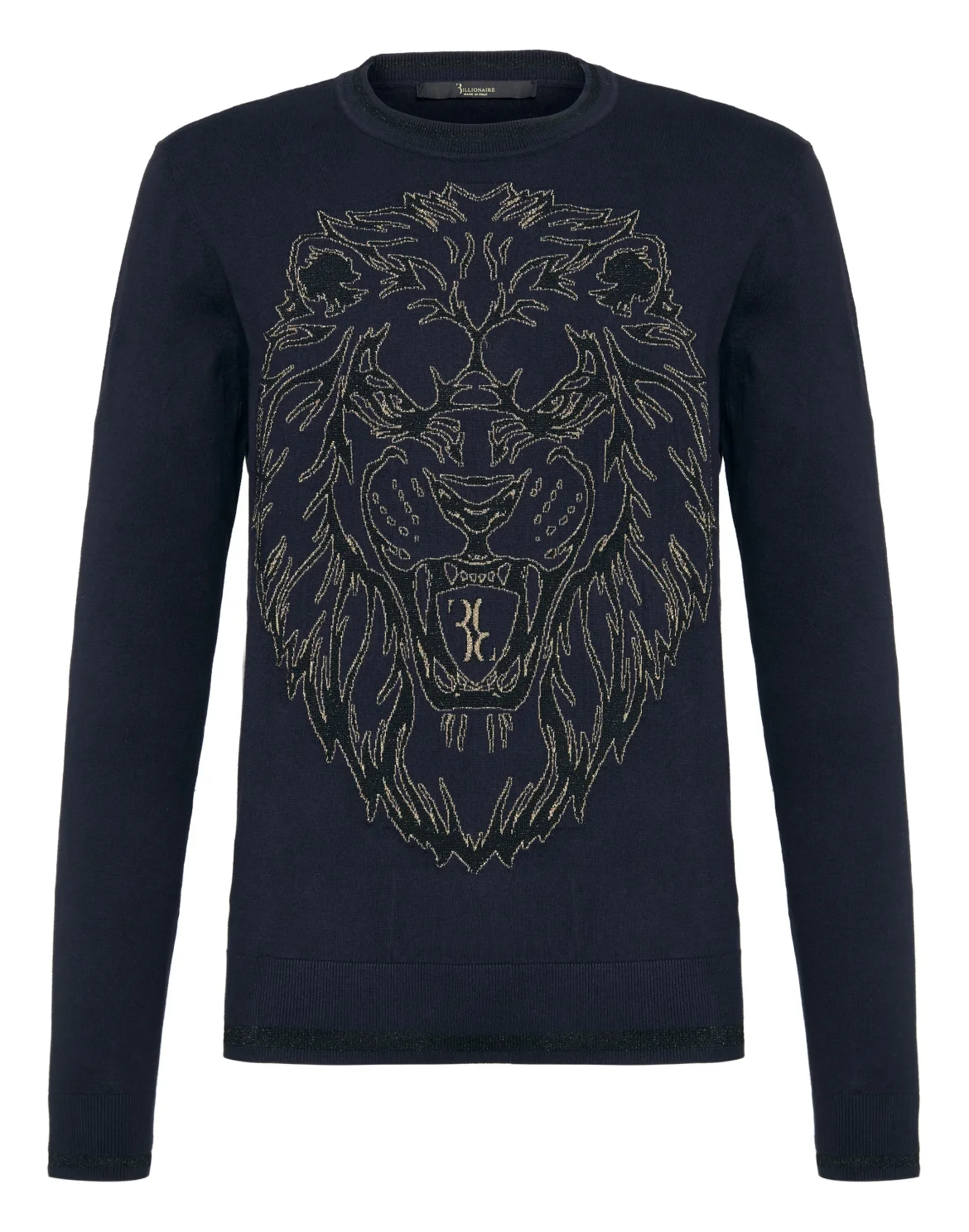 Pullover Round Neck LS Lion, цвет: Синий