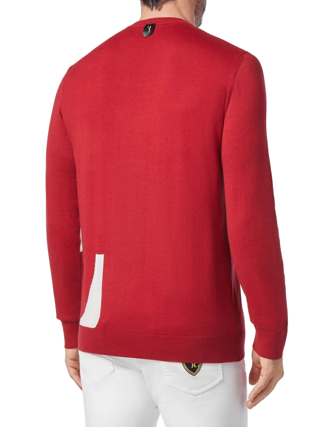 Pullover Round Neck LS Double B, цвет: Красный