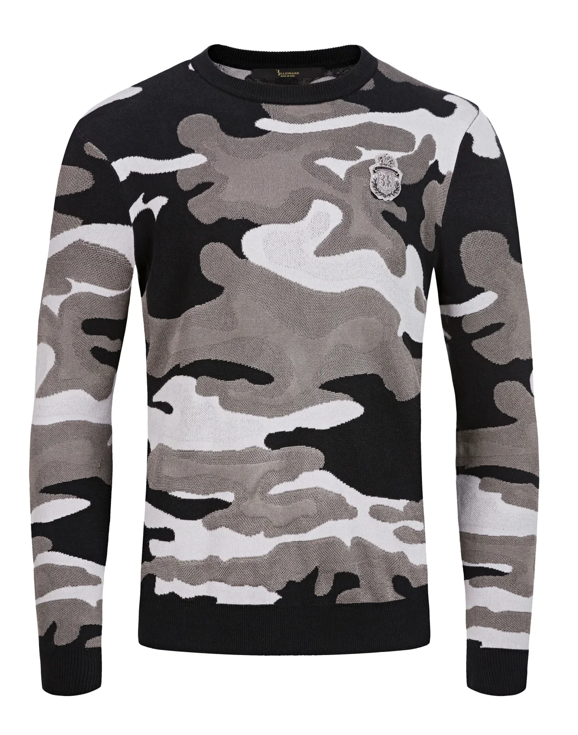 Pullover Round Neck LS Camouflage, цвет: Камуфляж