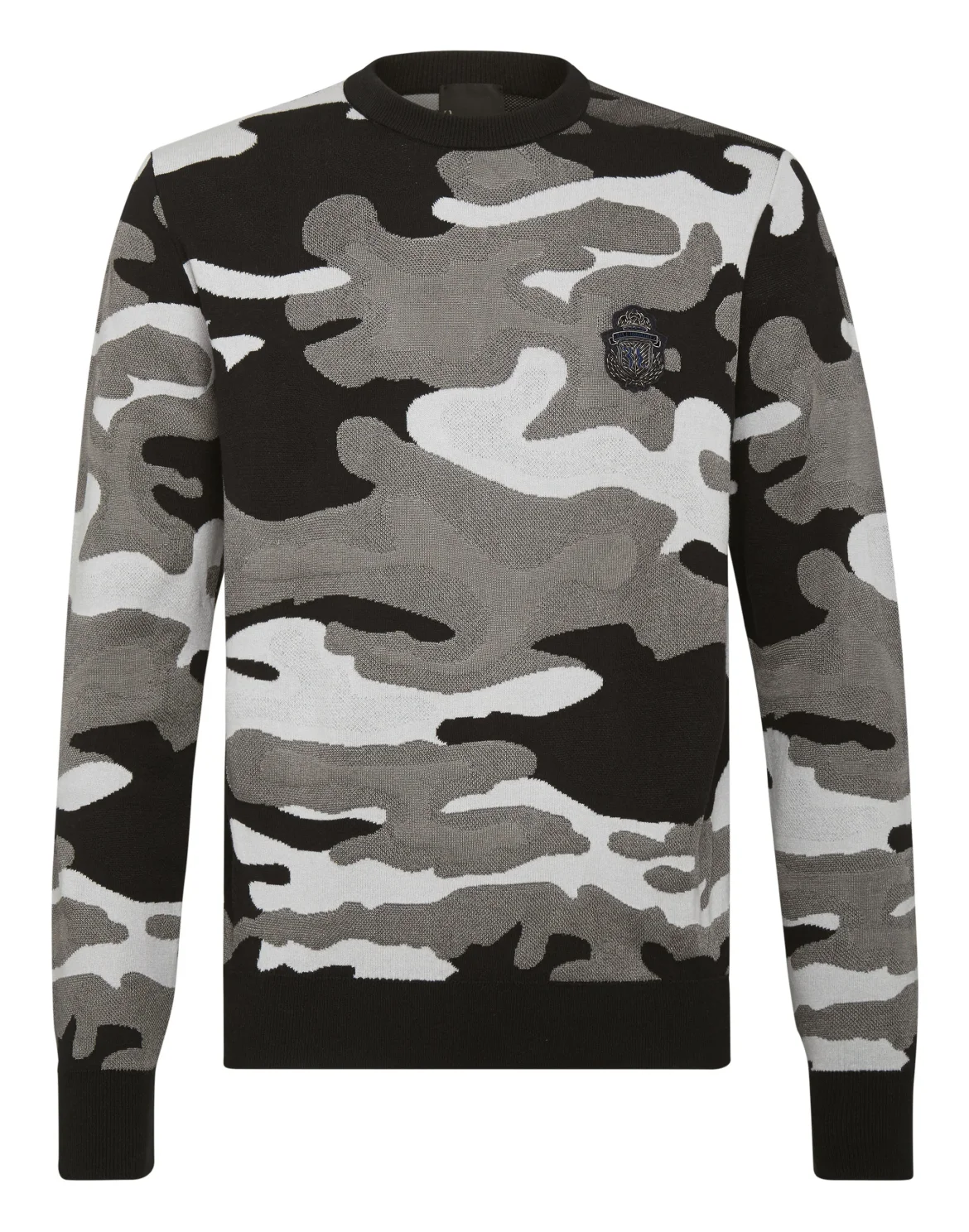 Pullover Round Neck LS Camouflage, цвет: Камуфляж