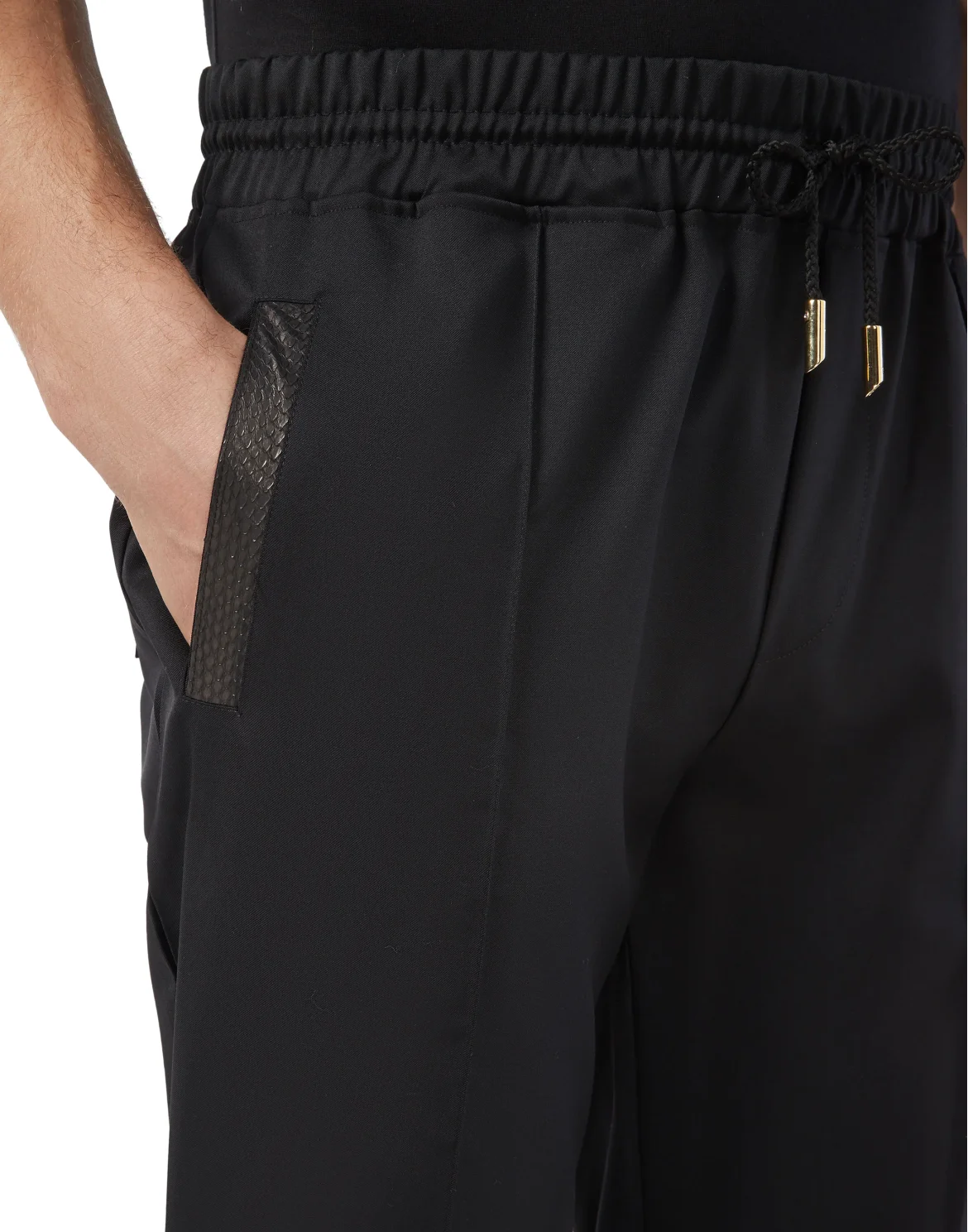 Knit Jogging Trousers Crest, цвет: Черный