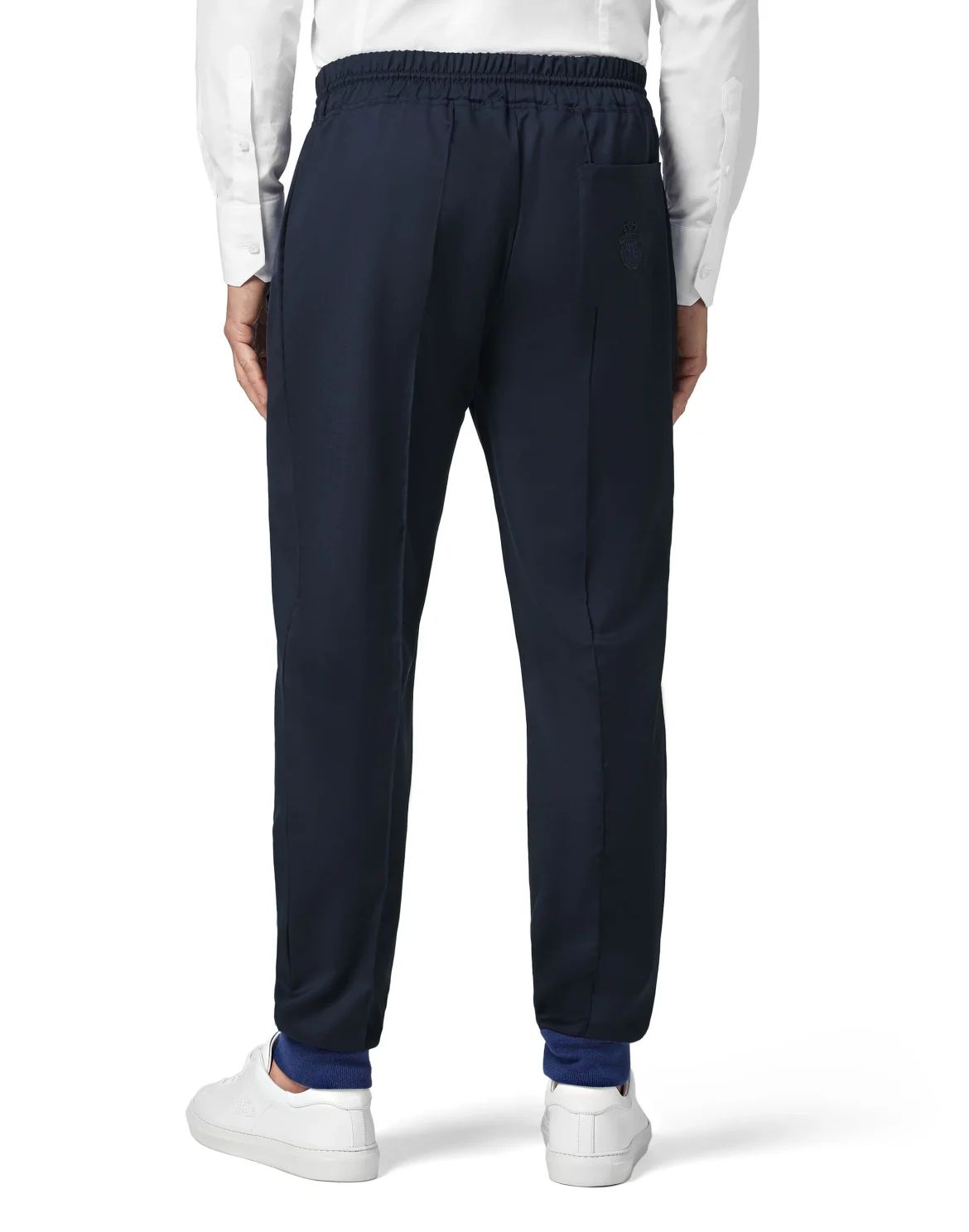 Knit Jogging Trousers Crest, цвет: Синий