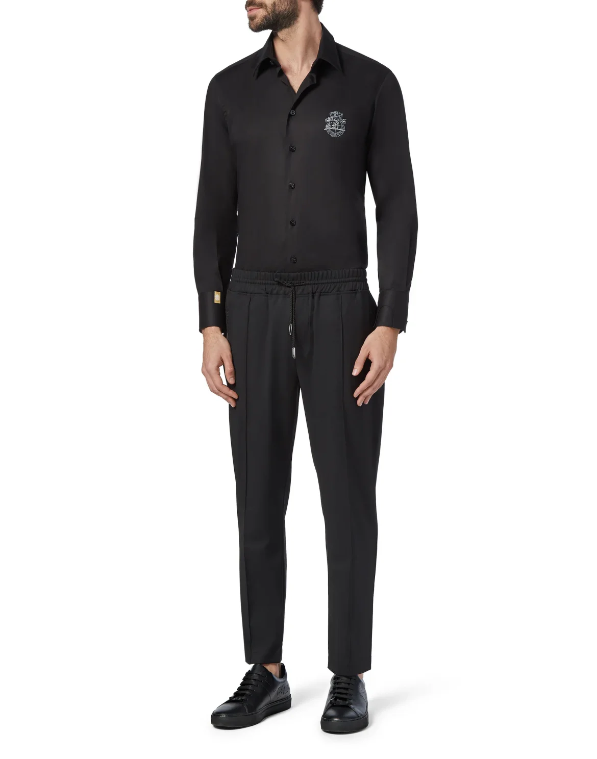 Knit Jogging Trousers -T Crest, цвет: Черный