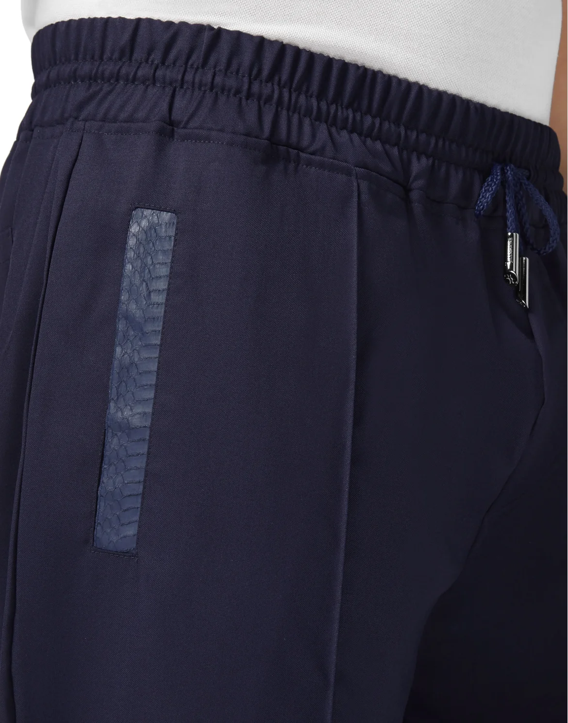 Knit Jogging Trousers -T Crest, цвет: Синий