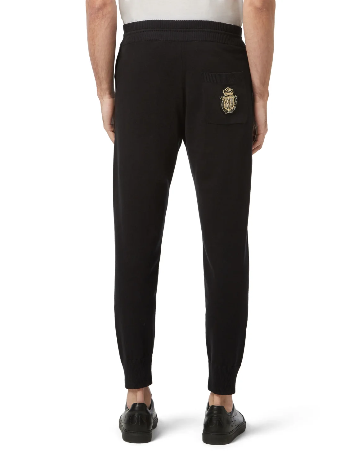 Knit Jogging Trousers Crest, цвет: Черный