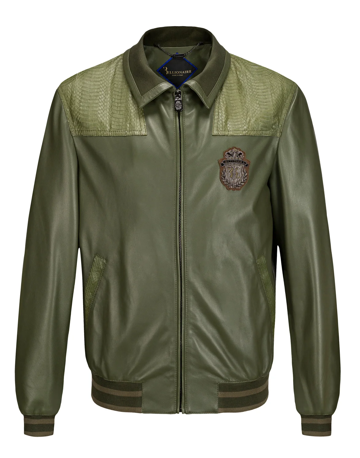 Leather Bomber Crest, цвет: Камуфляж
