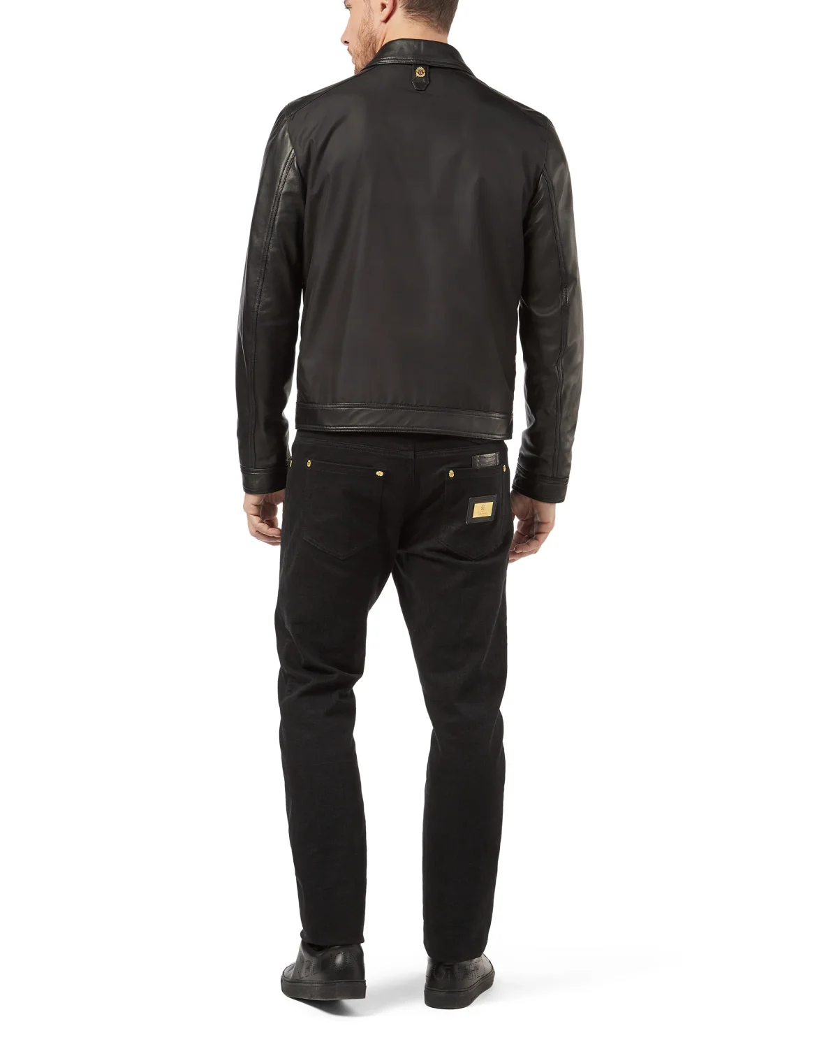 Leather Bomber Crest, цвет: Черный