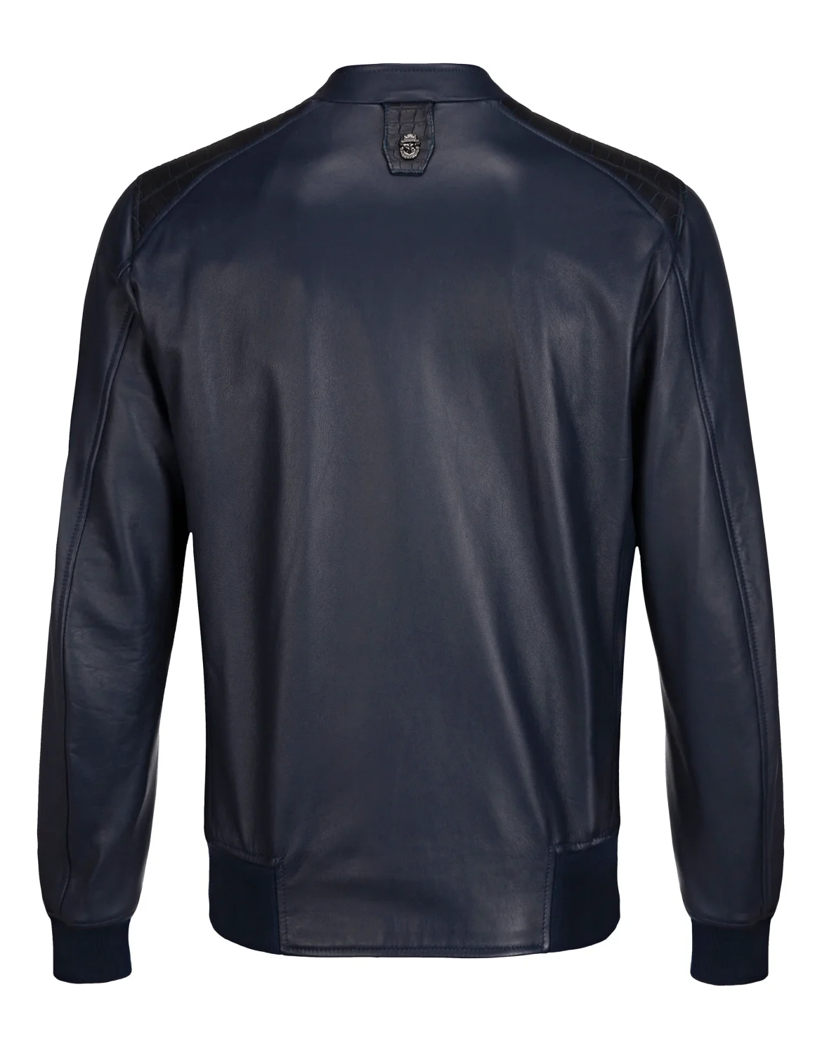 Leather Bomber Crest, цвет: Синий