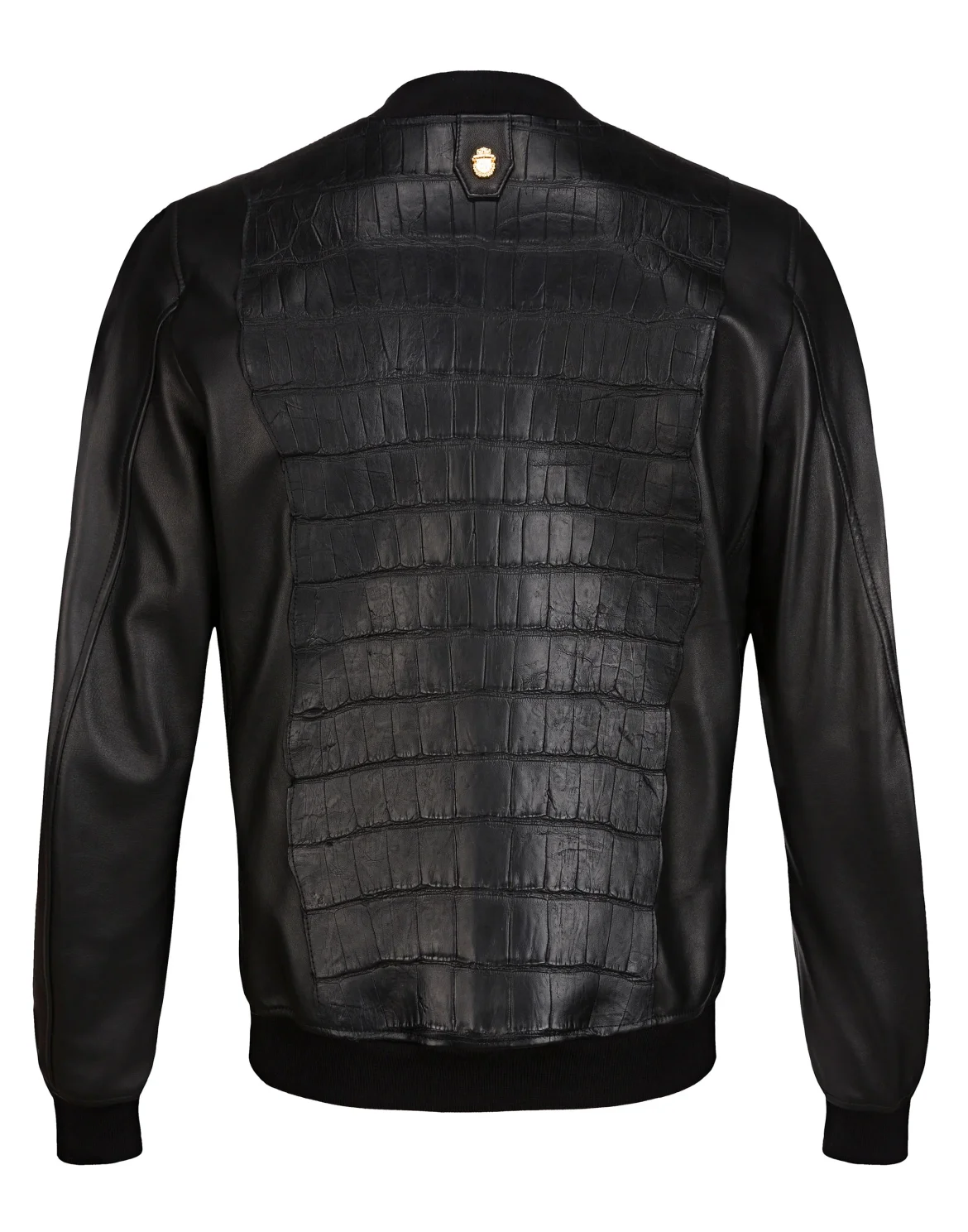 Leather Bomber Crest, цвет: Черный