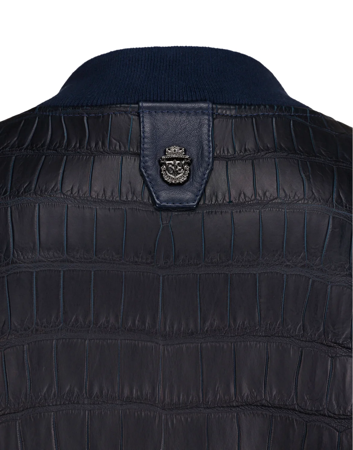 Leather Bomber Crest, цвет: Синий