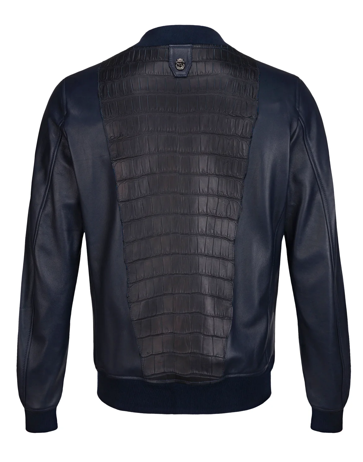 Leather Bomber Crest, цвет: Синий