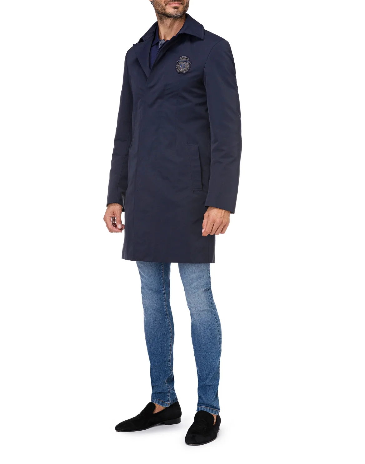 Trench coat Crest, цвет: Синий