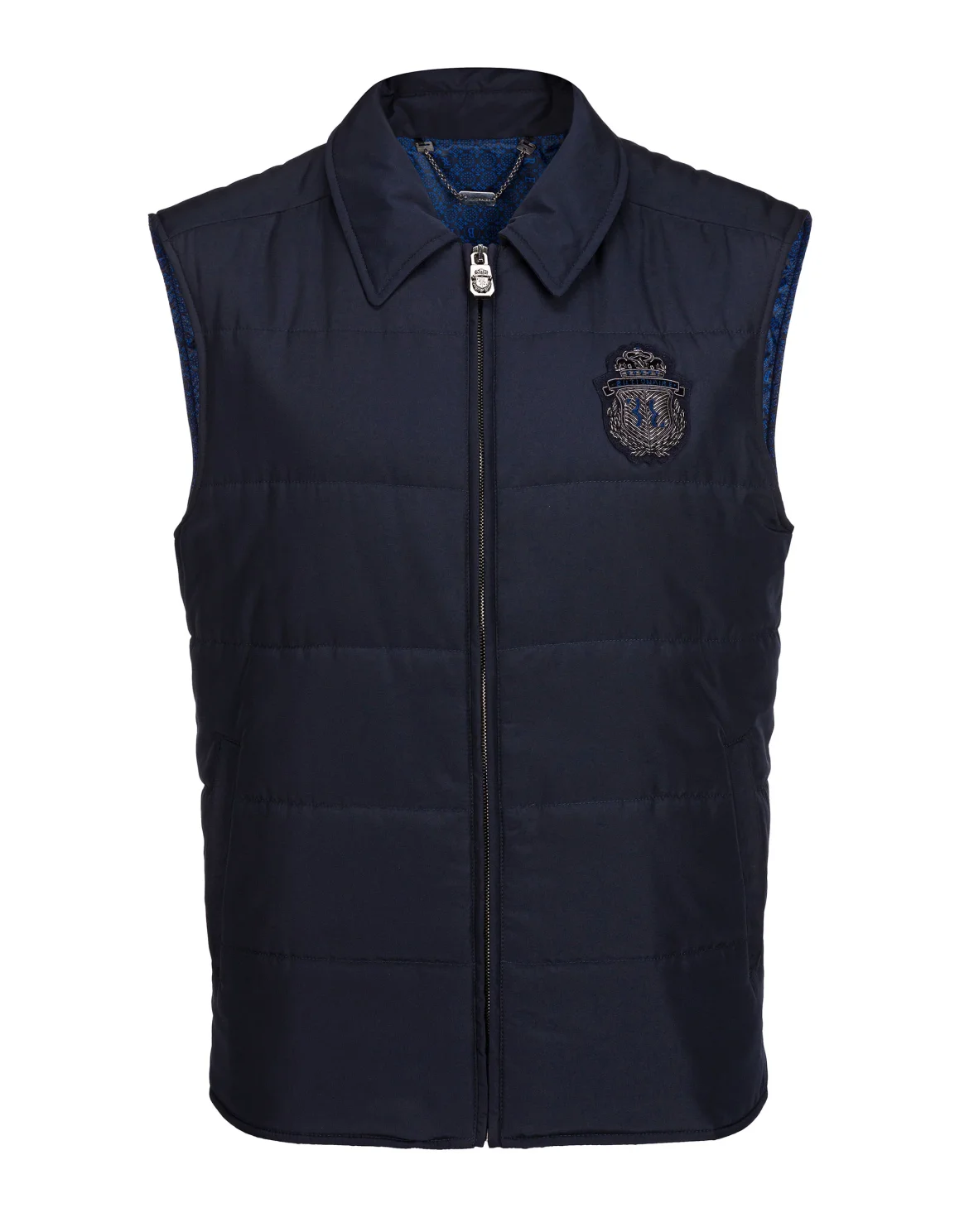 Short Vest Crest, цвет: Синий
