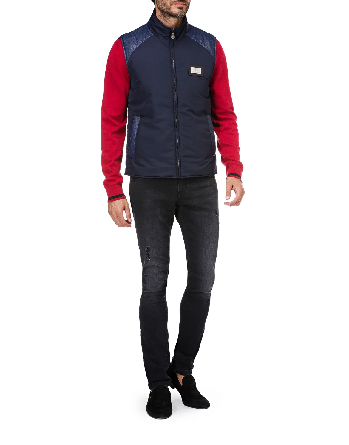 Short Vest Statement, цвет: Синий