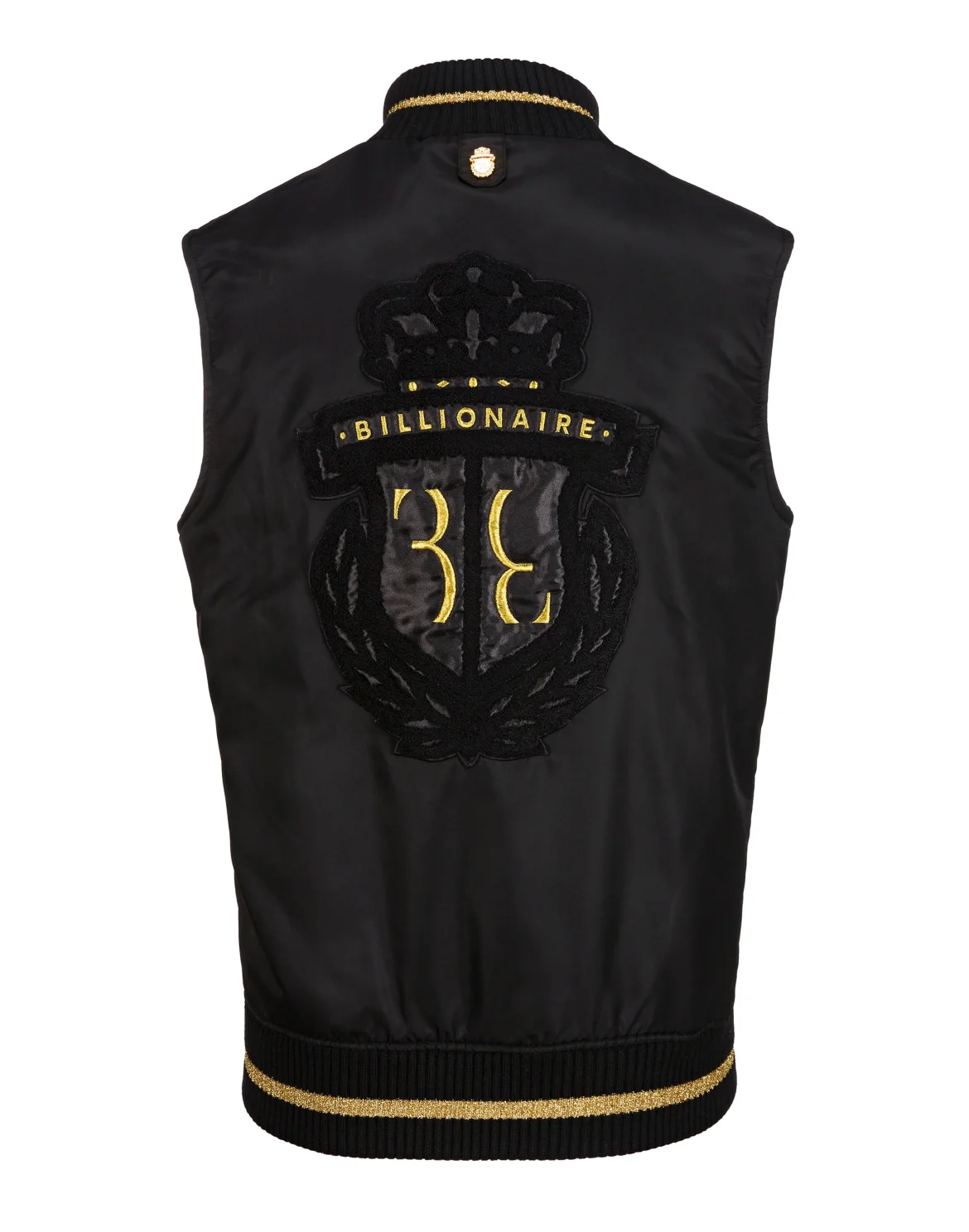 Short Vest Crest, цвет: Черный