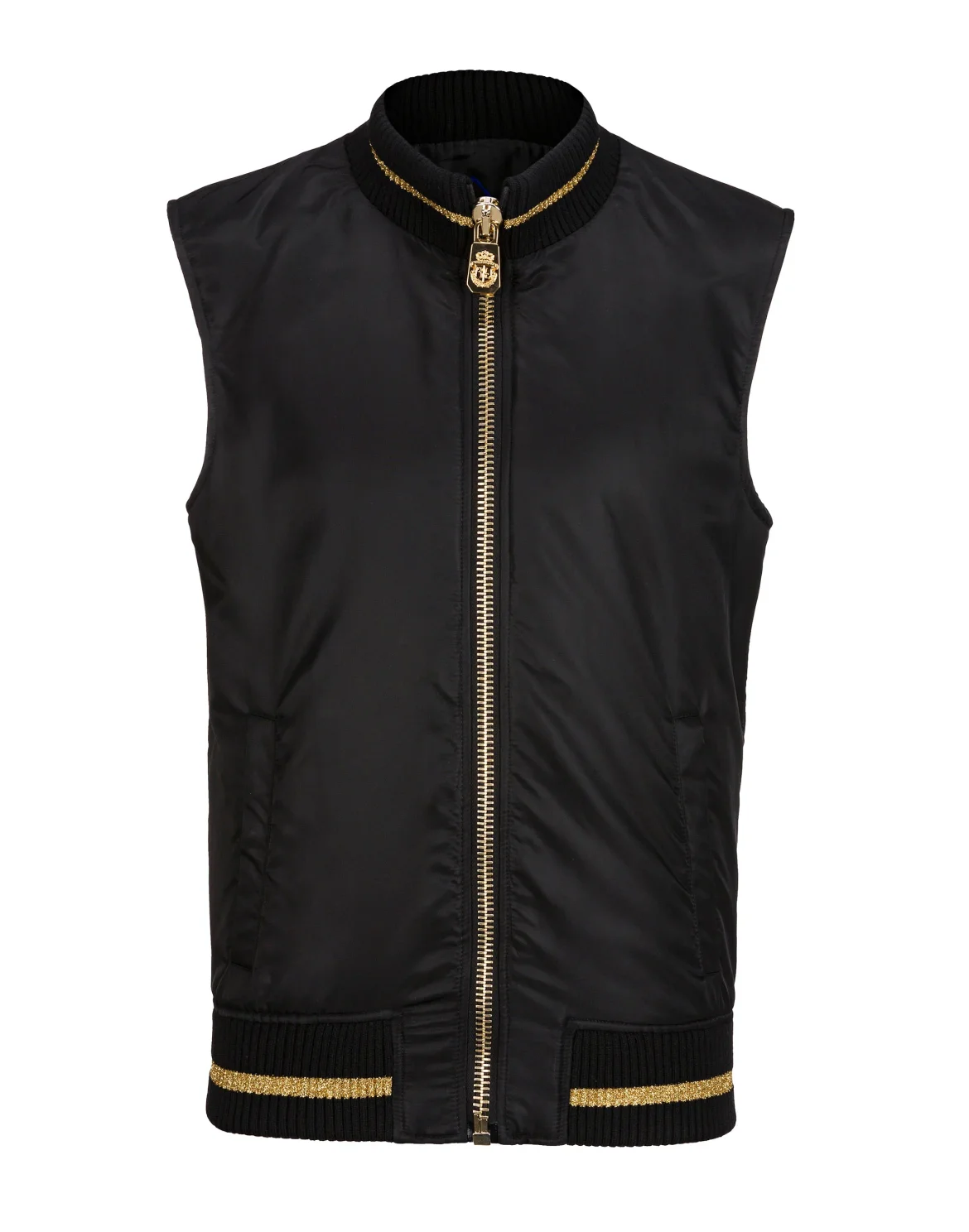 Short Vest Crest, цвет: Черный