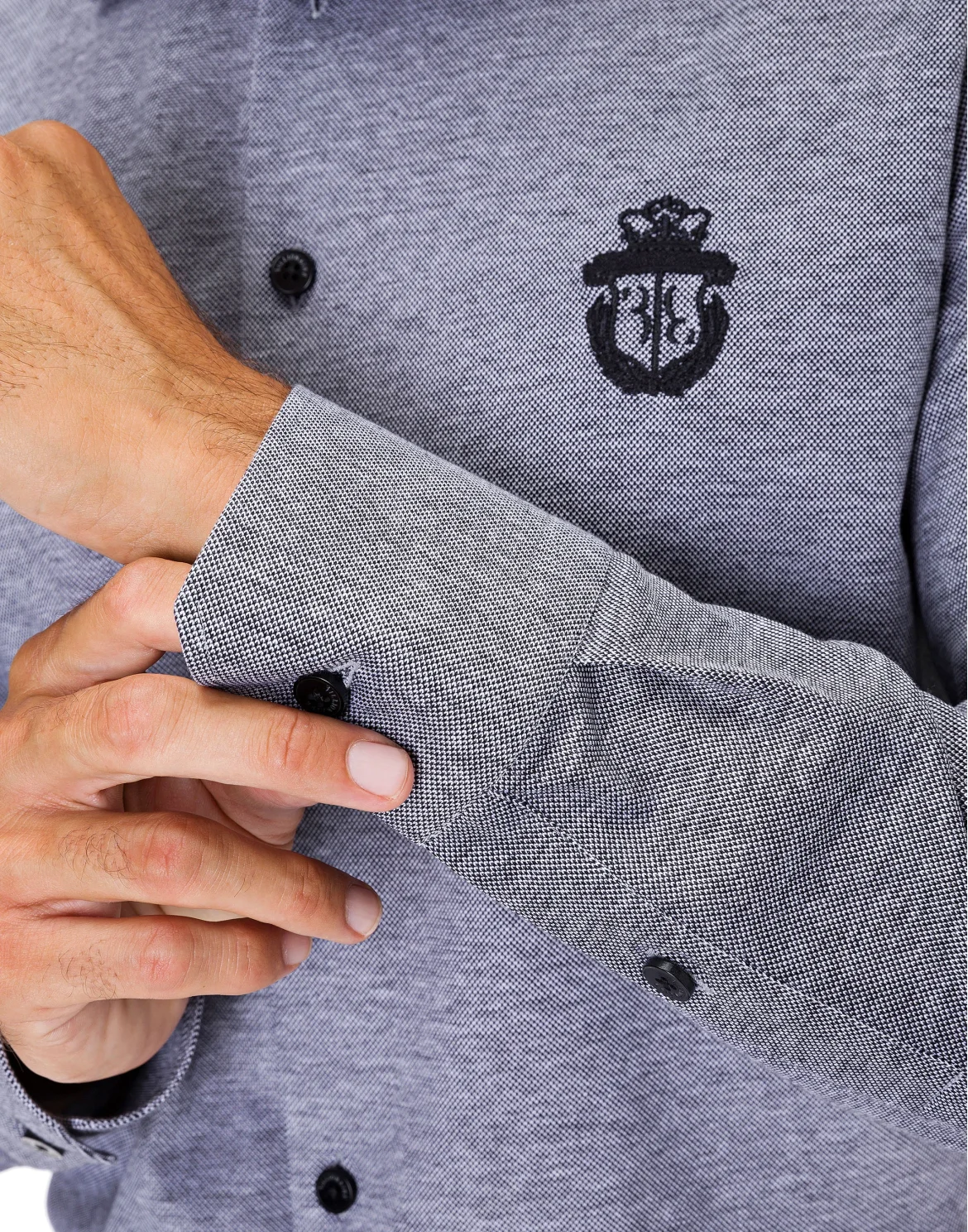 Shirt Silver Cut LS/Milano Original, цвет: Черный