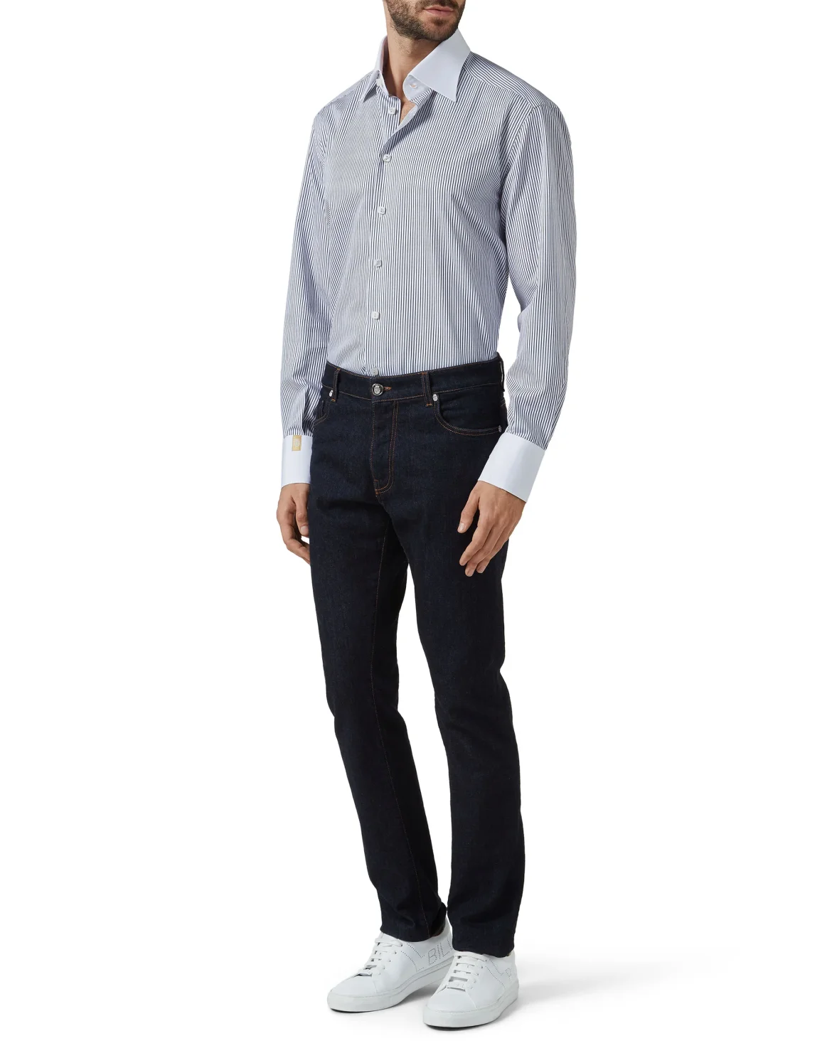 Shirt Gold Cut LS/Flavio Original, цвет: Синий