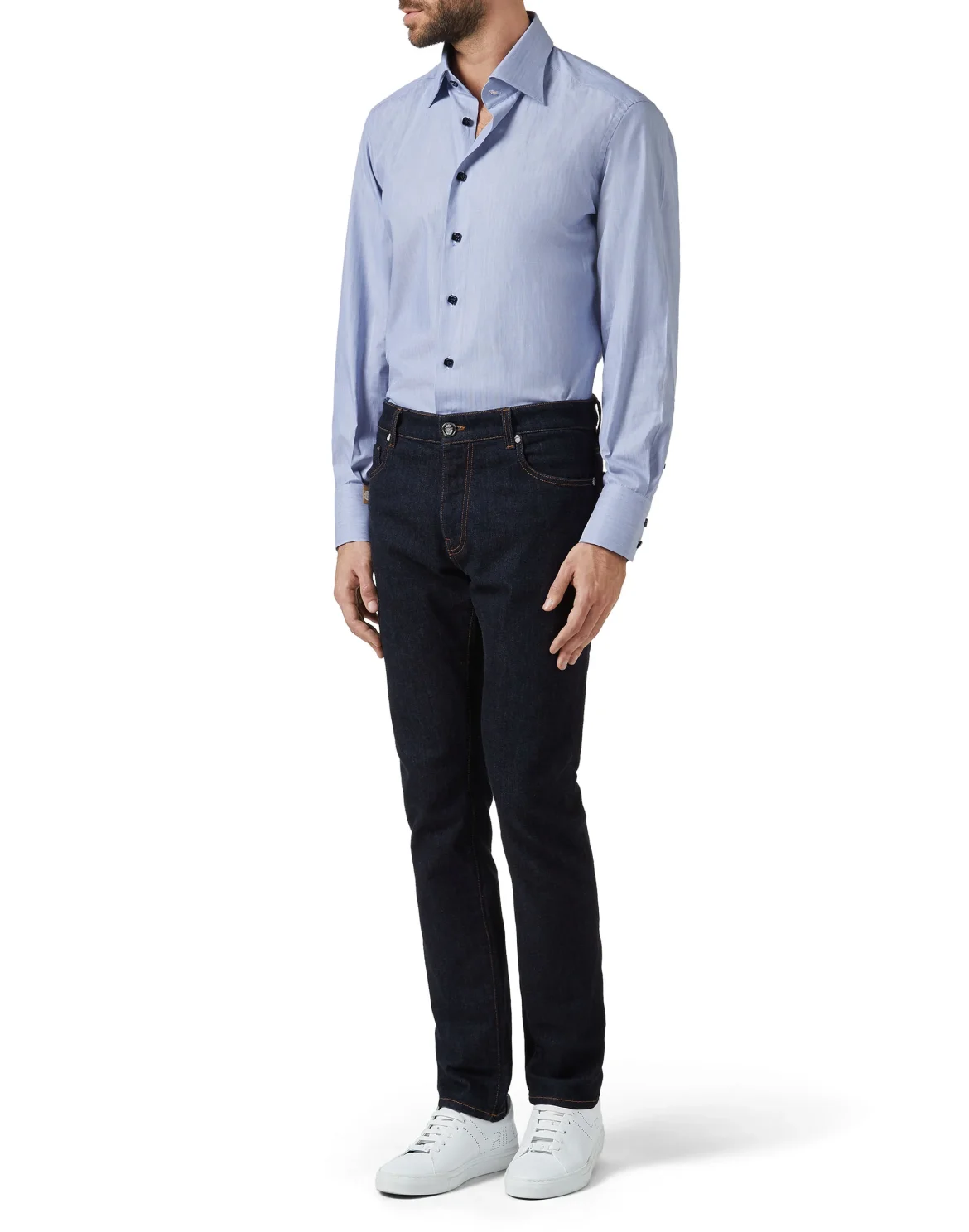 Shirt Silver Cut LS/Flavio Original, цвет: Синий