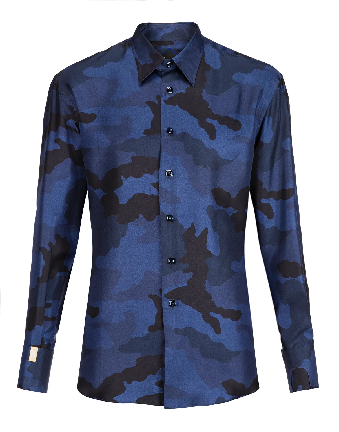 Shirt Gold Cut LS/Milano Camouflage, цвет: Синий