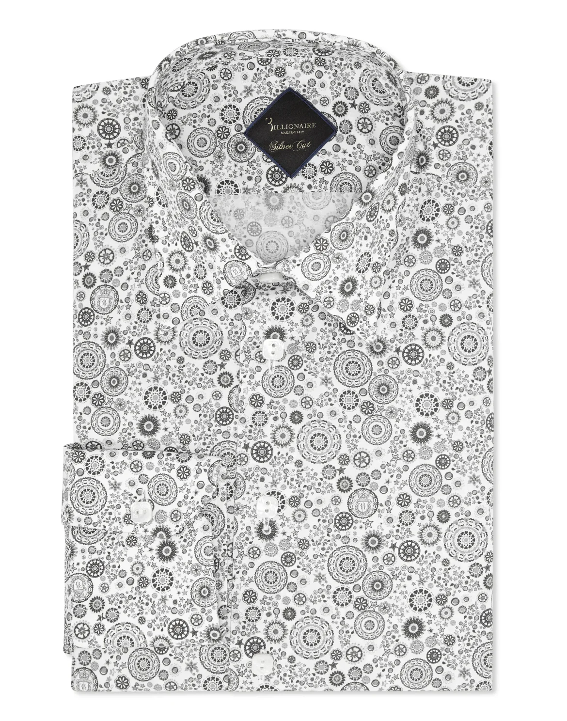 Shirt Silver Cut LS/Milano/Multi/ Original, цвет: Черный