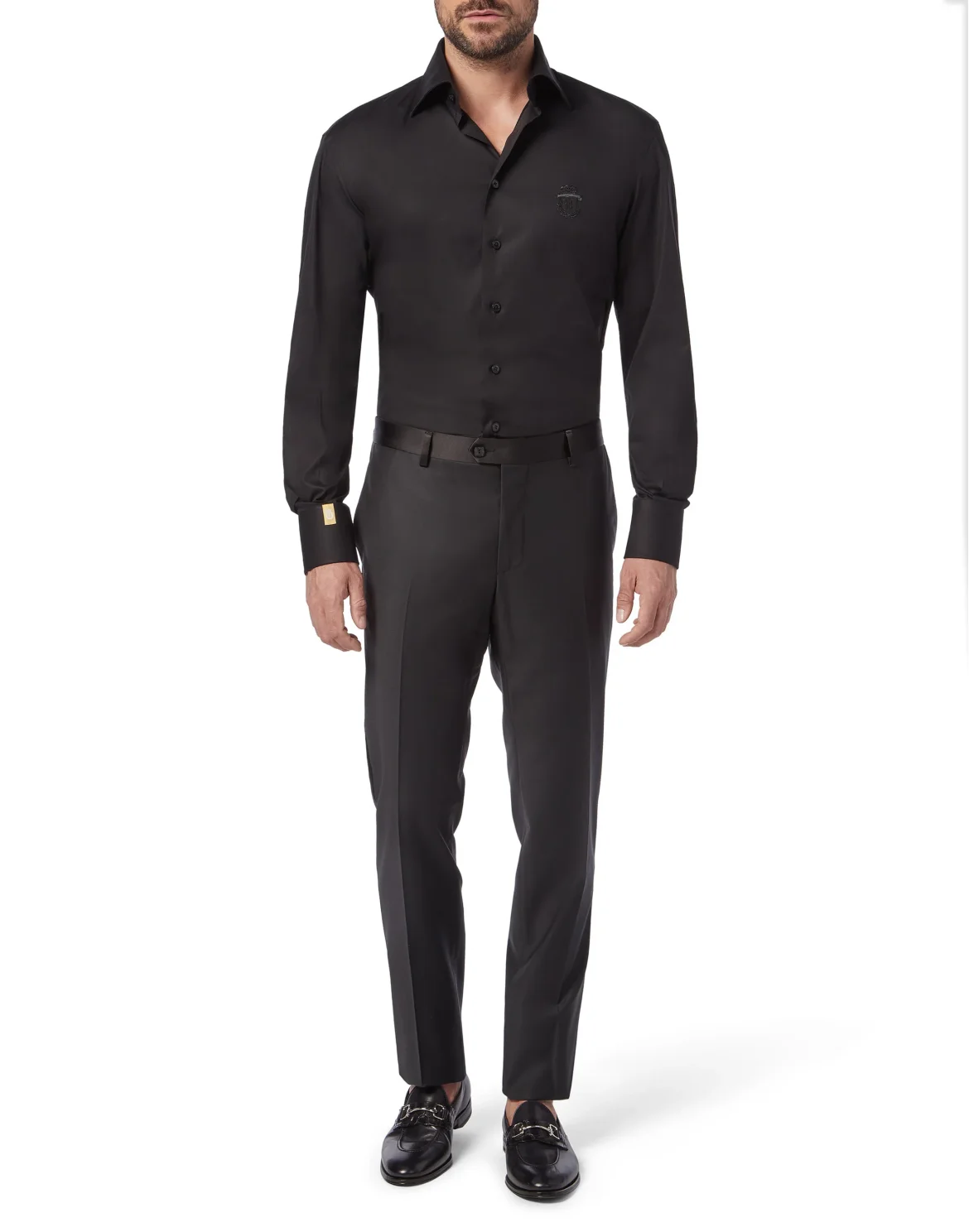 Shirt Gold Cut LS/Flavio Original, цвет: Черный
