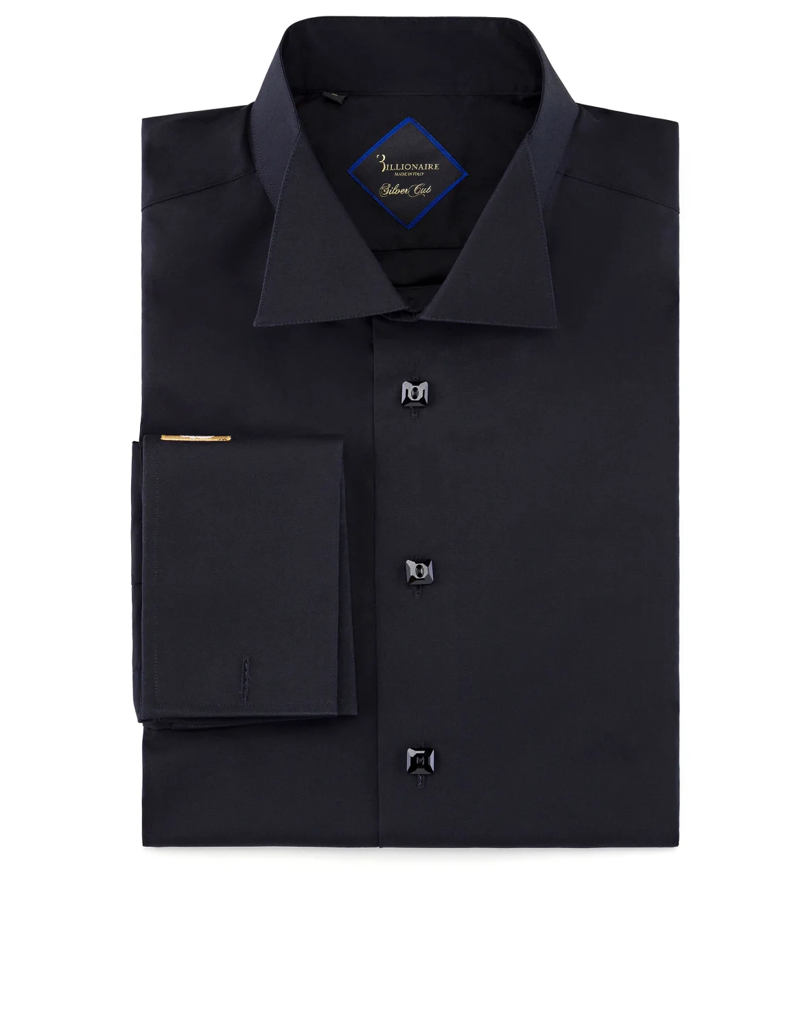 Shirt Silver Cut LS/Smoking Double B, цвет: Черный