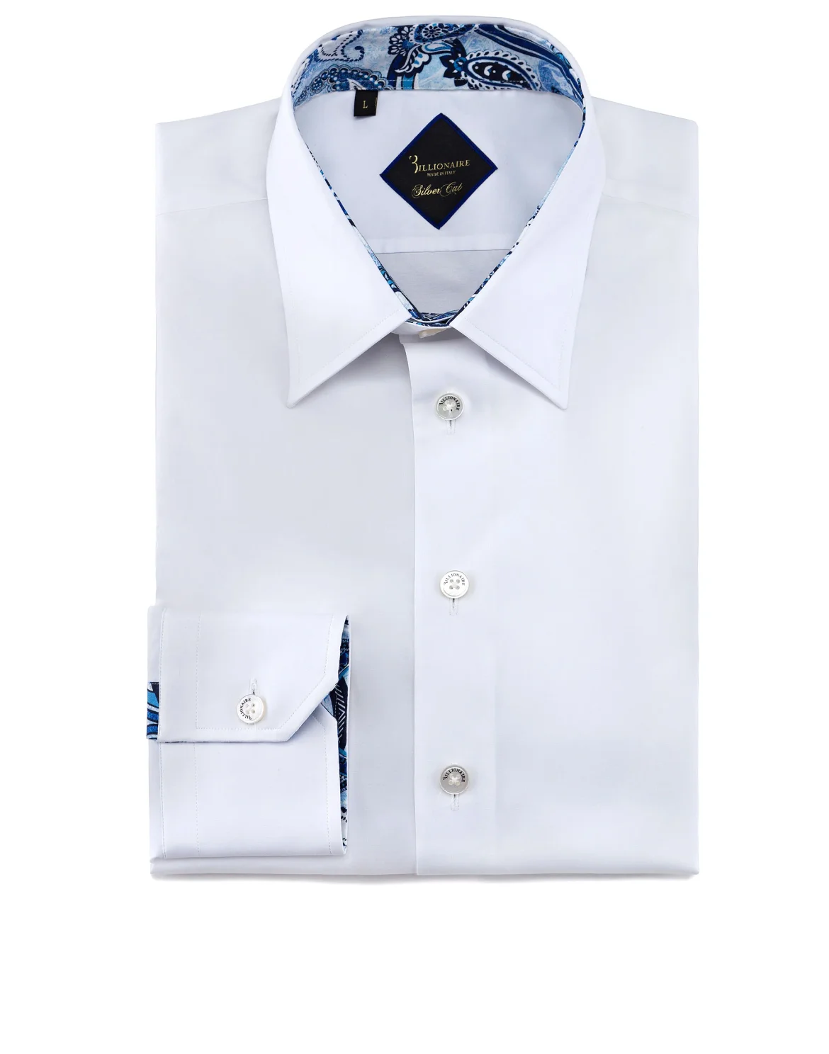 Shirt Gold Cut LS/Flavio Original, цвет: Белый