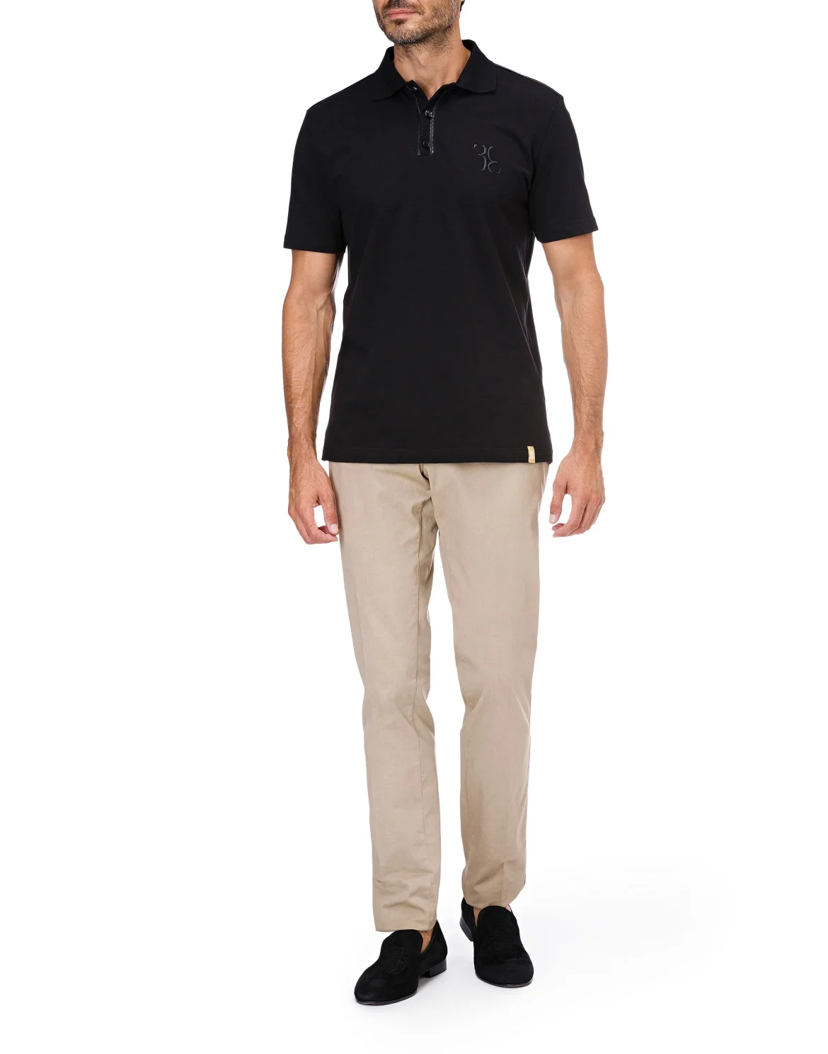 Slim Trousers Crest, цвет: Бежевый
