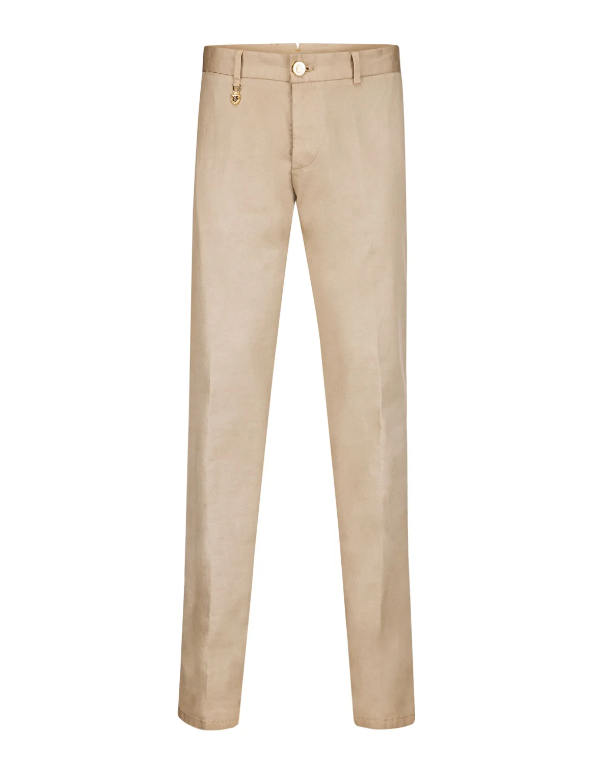 Slim Trousers Crest, цвет: Бежевый