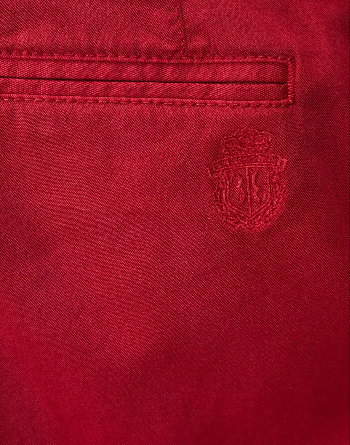 Slim Trousers Crest, цвет: Красный