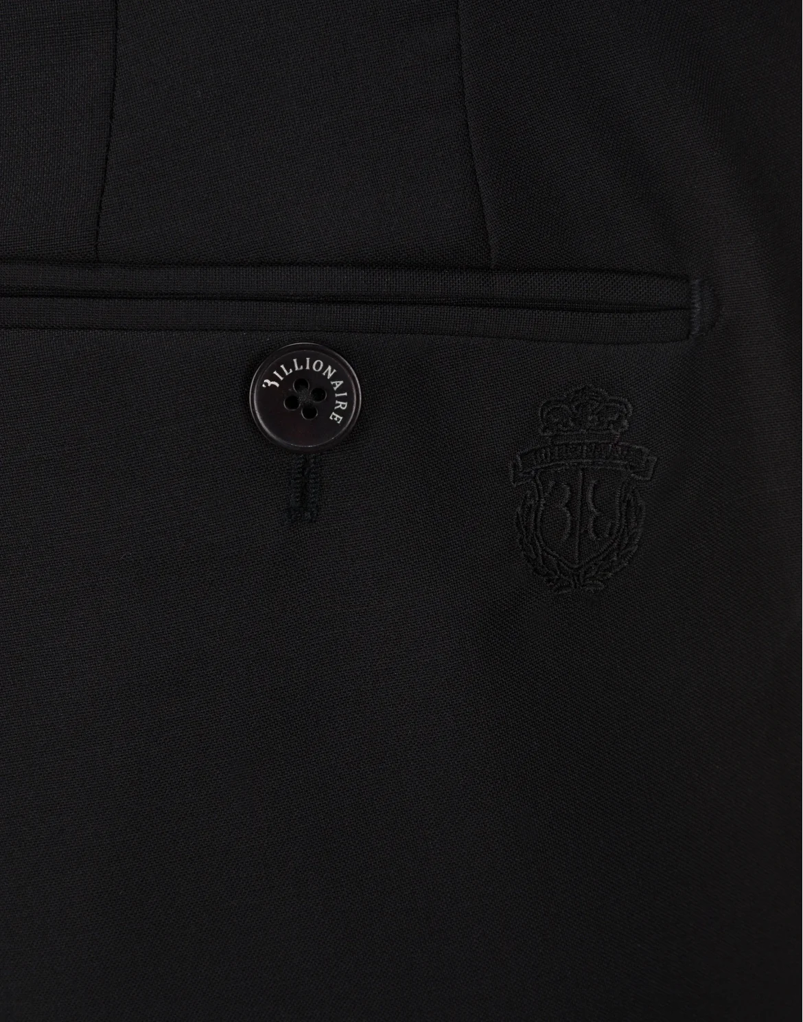 Slim Trousers Crest, цвет: Черный