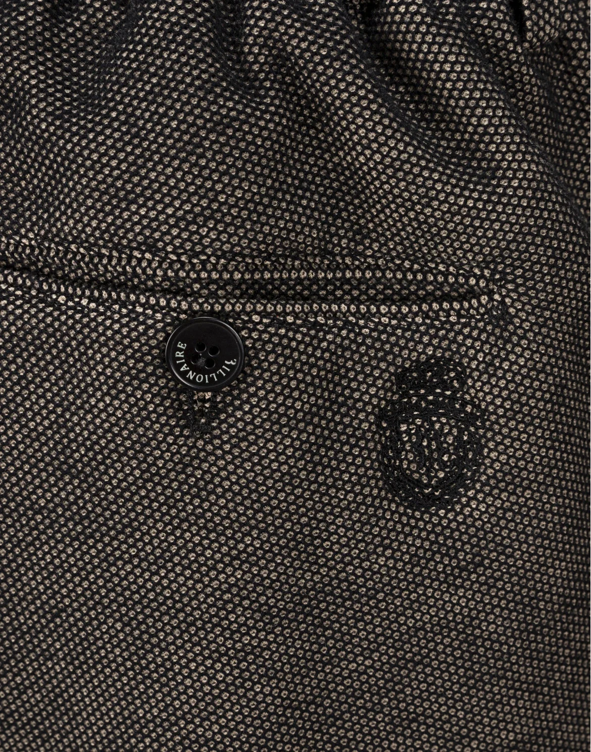 Slim Trousers Crest, цвет: Черный