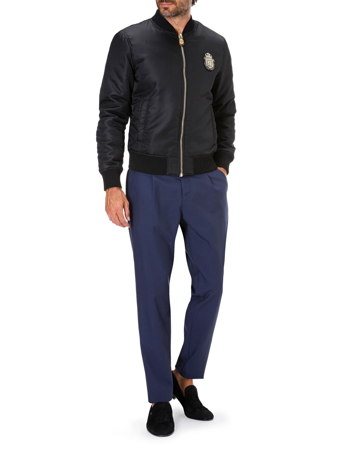 Slim Trousers Double B, цвет: Синий