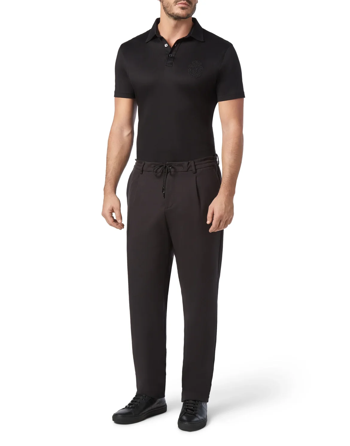 Slim Trousers Crest, цвет: Черный