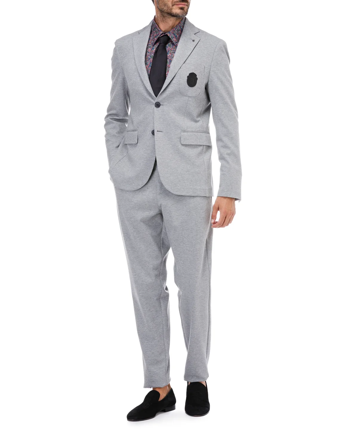 Slim Trousers Crest, цвет: Серый
