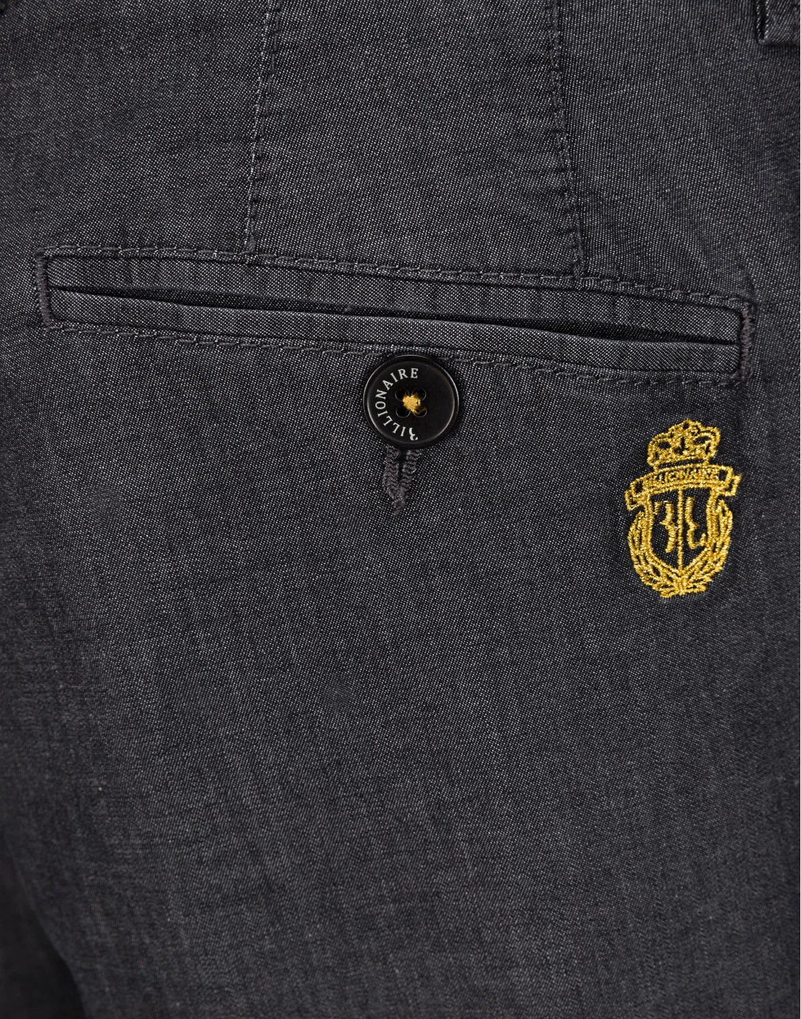 Slim Trousers Crest, цвет: Черный