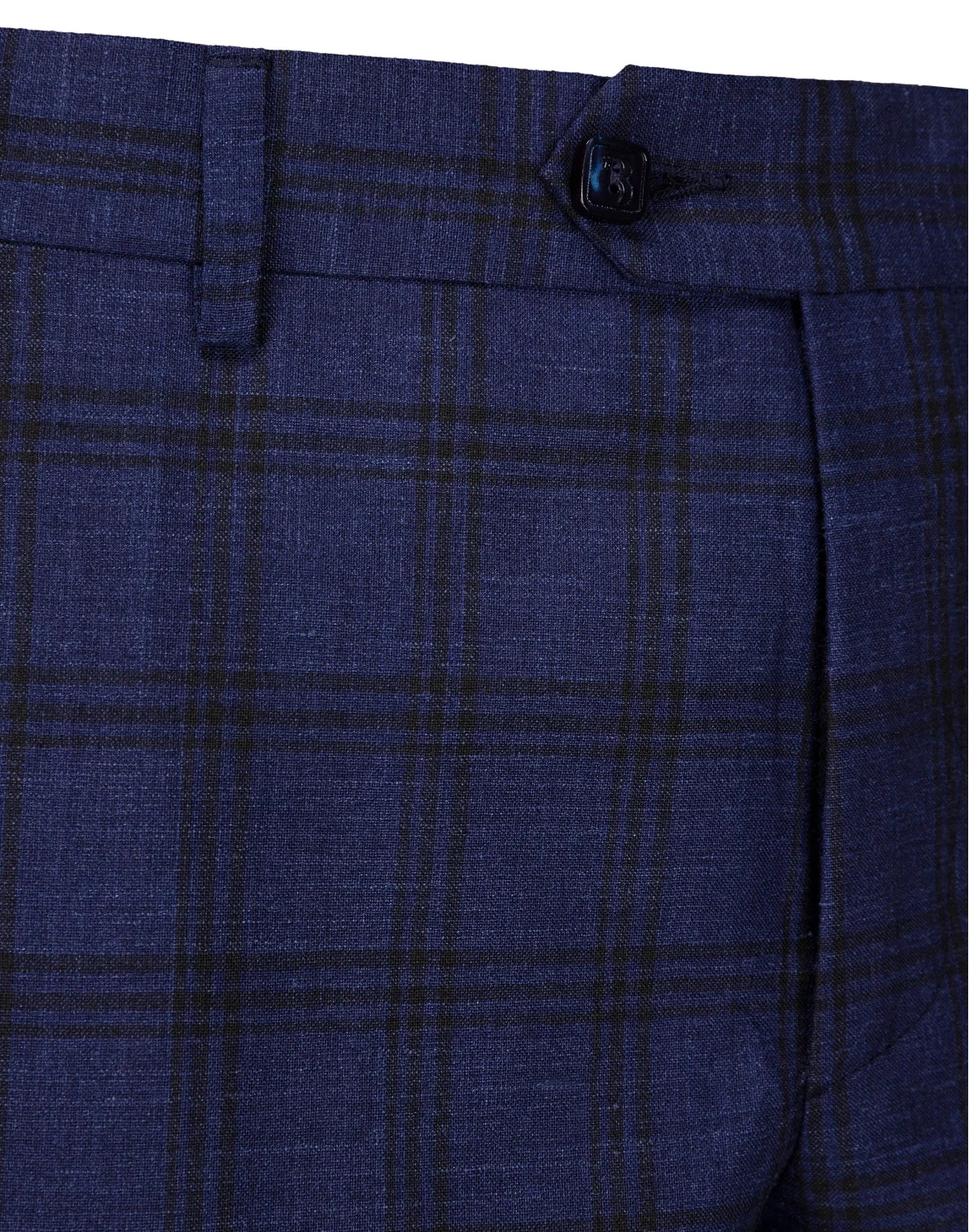 Long Trousers Regular Fit Elegant, цвет: Синий