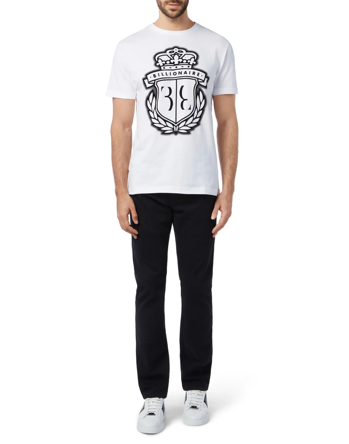 T-shirt Round Neck SS Crest, цвет: Белый