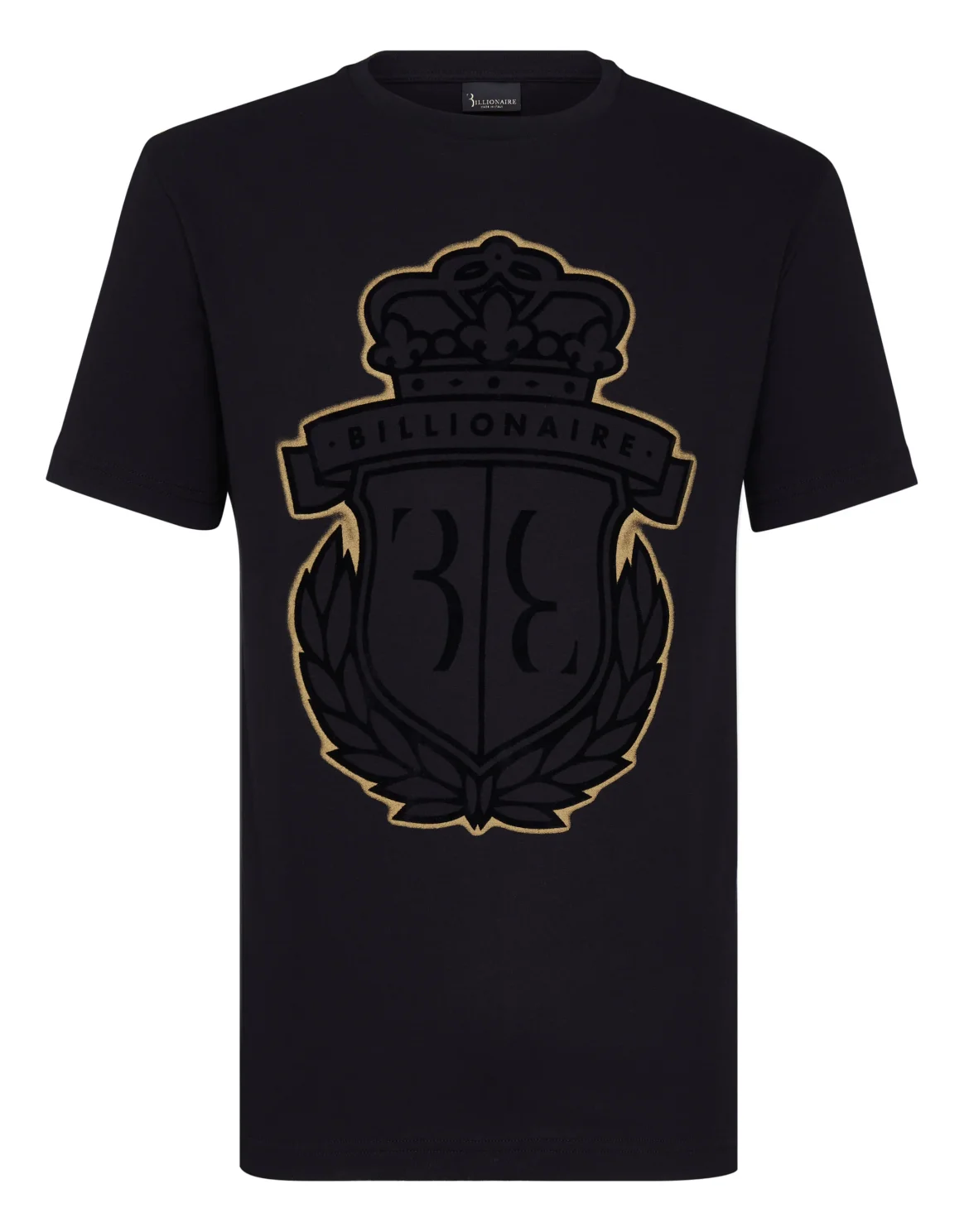 T-shirt Round Neck SS Crest, цвет: Черный