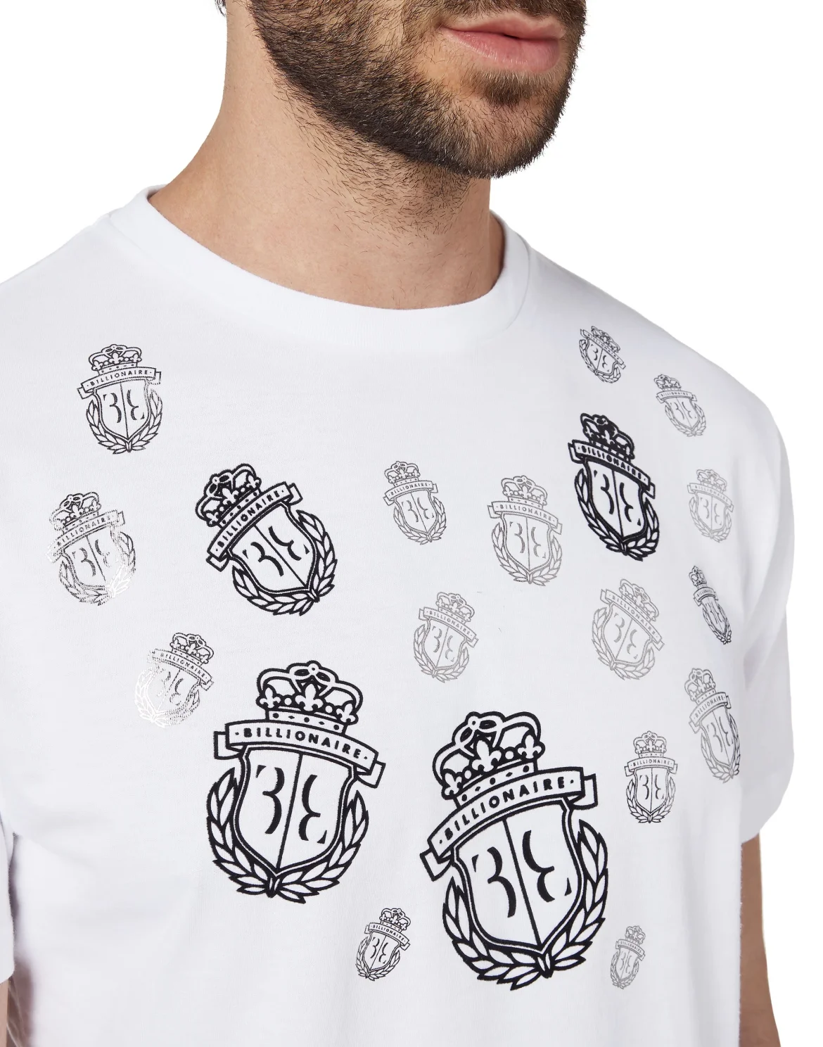 T-shirt Round Neck SS Crest, цвет: Белый