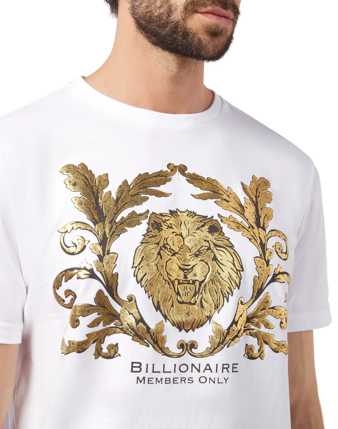 T-shirt Round Neck SS Lion, цвет: Белый