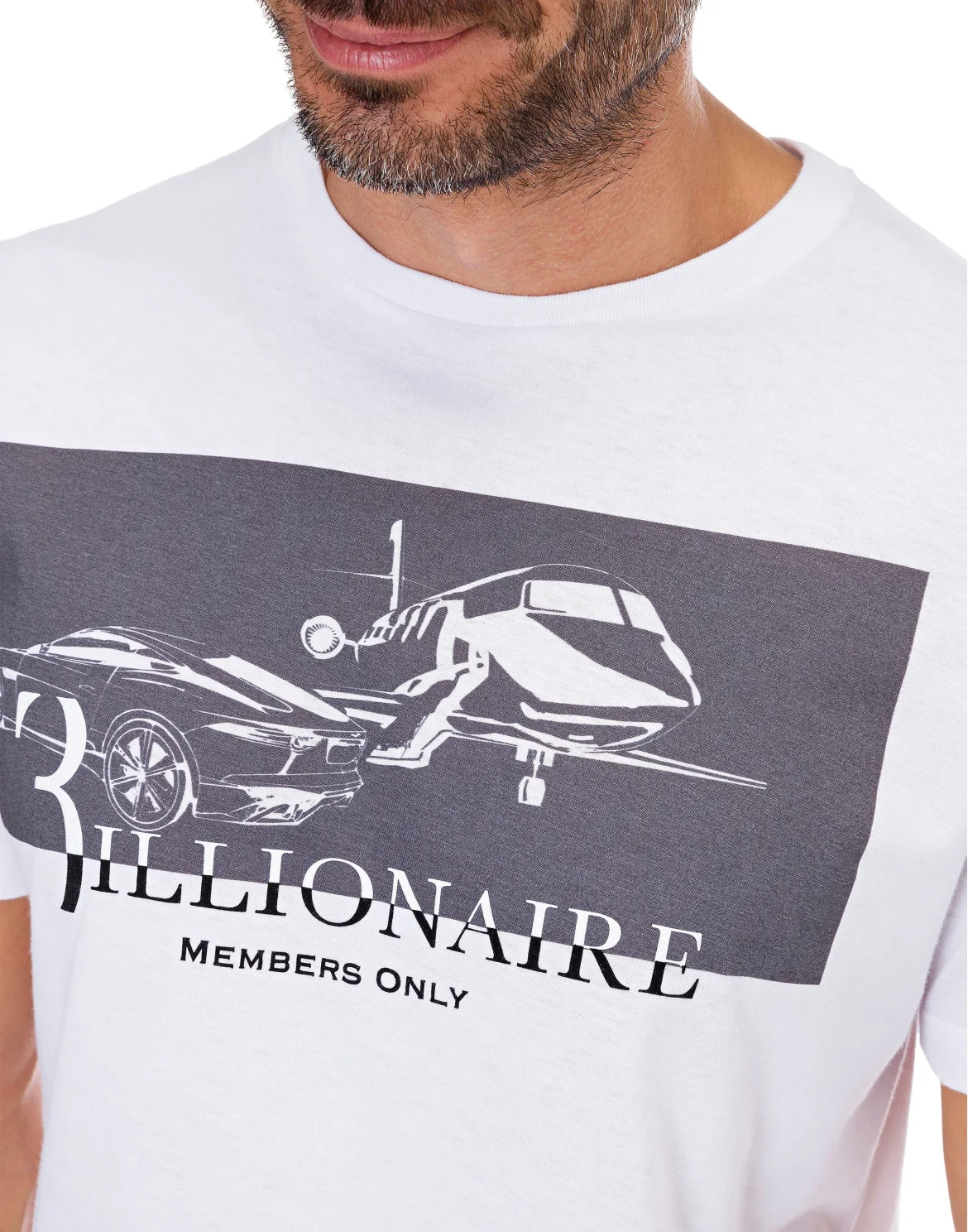 T-shirt Round Neck SS Members only, цвет: Белый