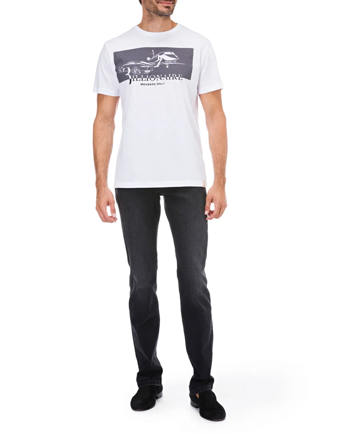 T-shirt Round Neck SS Members only, цвет: Белый