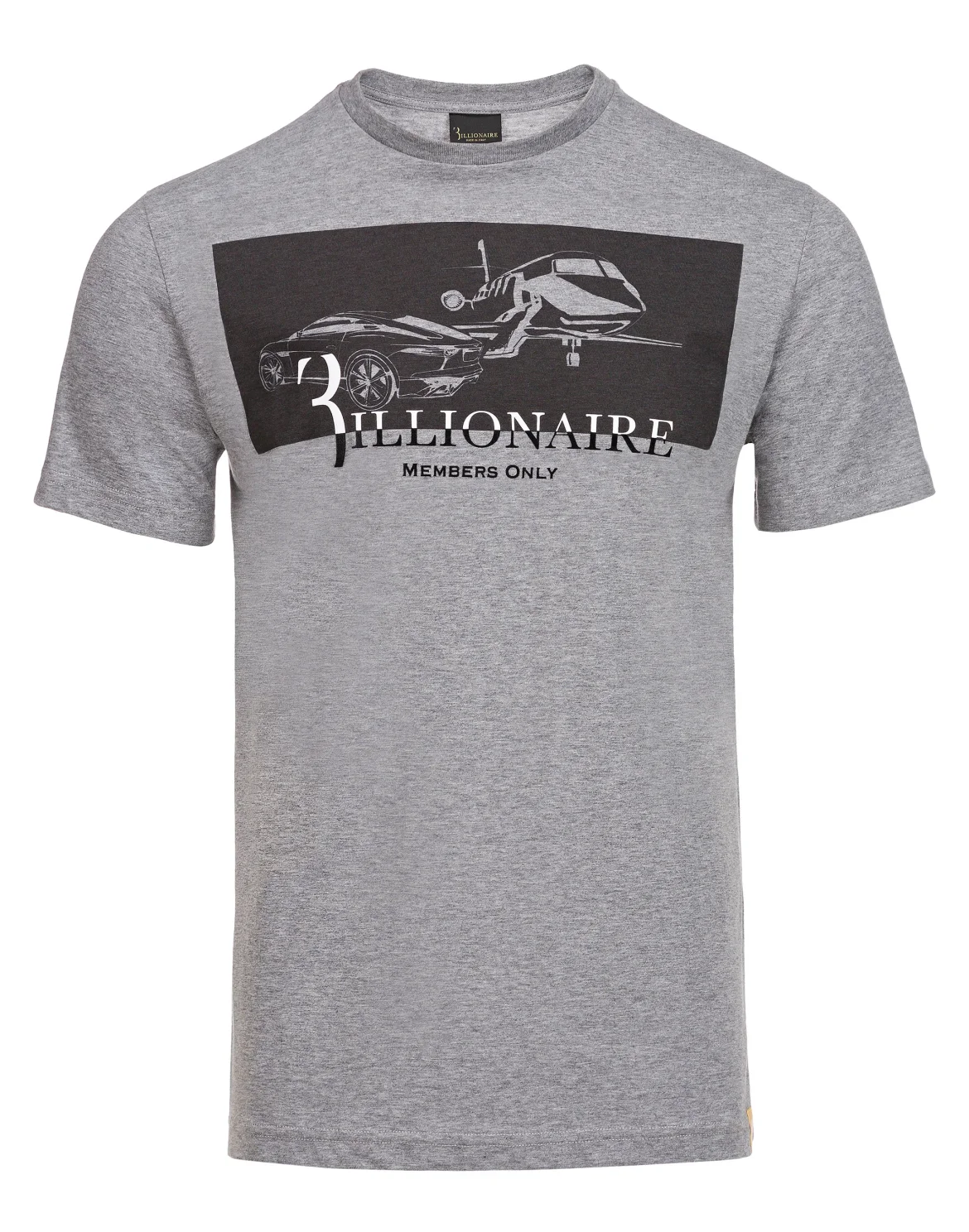 T-shirt Round Neck SS Members only, цвет: Серый
