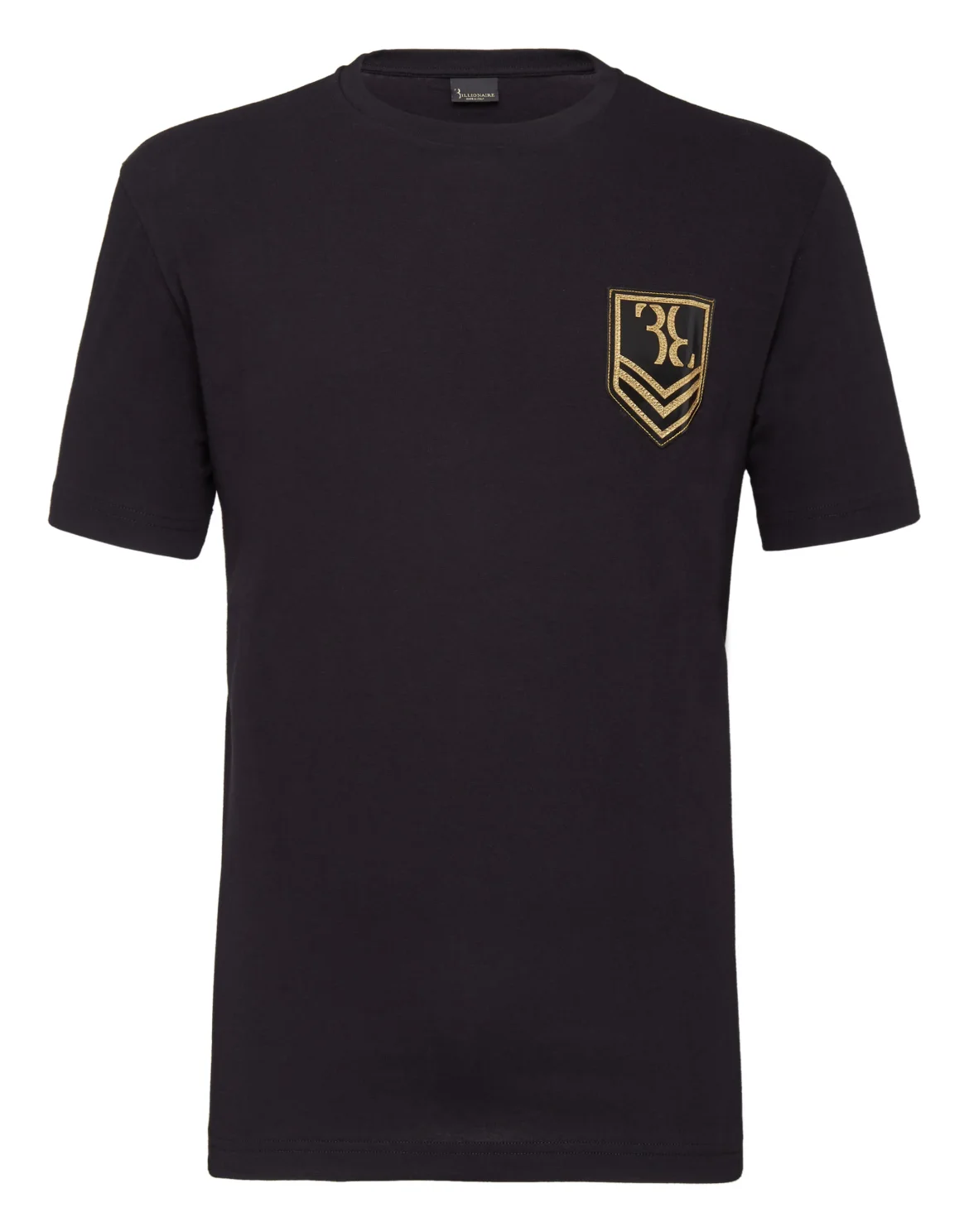 T-shirt Round Neck SS Military, цвет: Черный