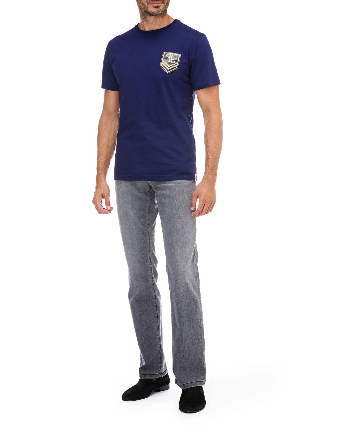 T-shirt Round Neck SS Military, цвет: Синий