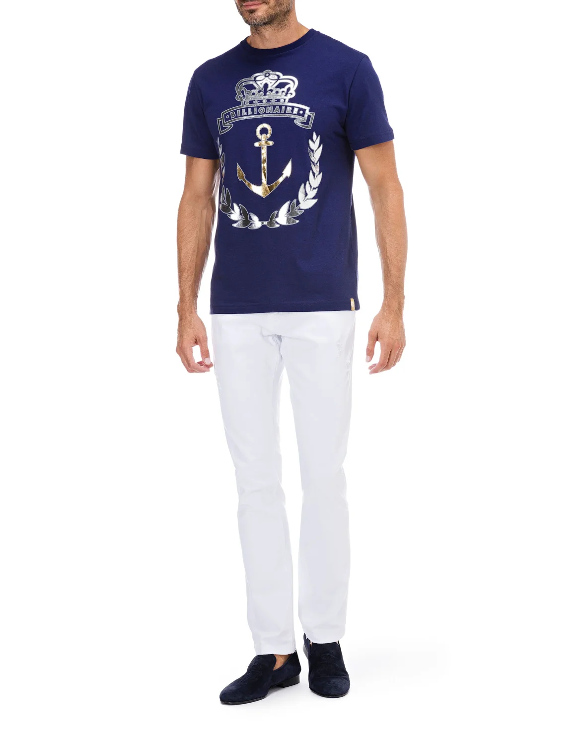 T-shirt Round Neck SS Members only, цвет: Синий