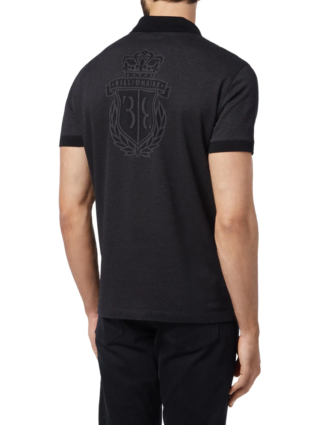 Polo shirt SS Crest, цвет: Черный